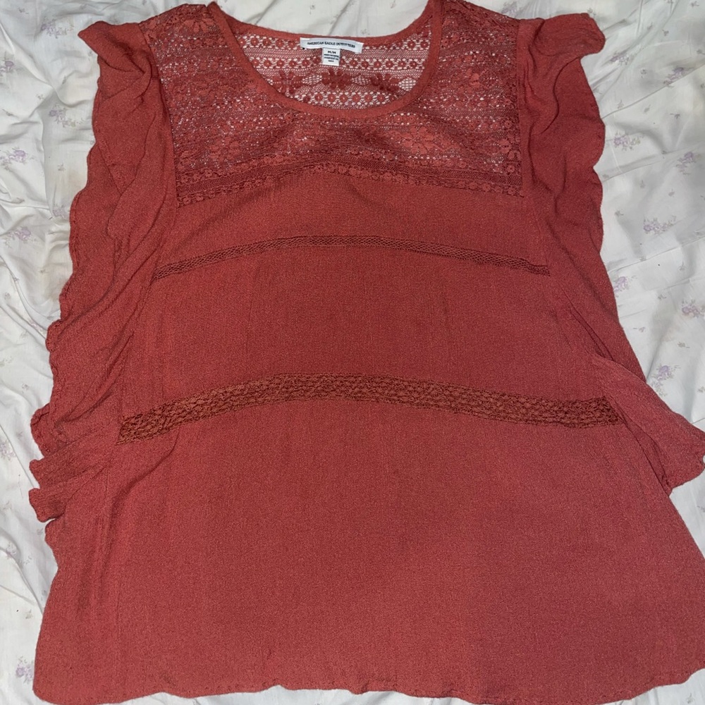 American Eagle Tank Top with new lace